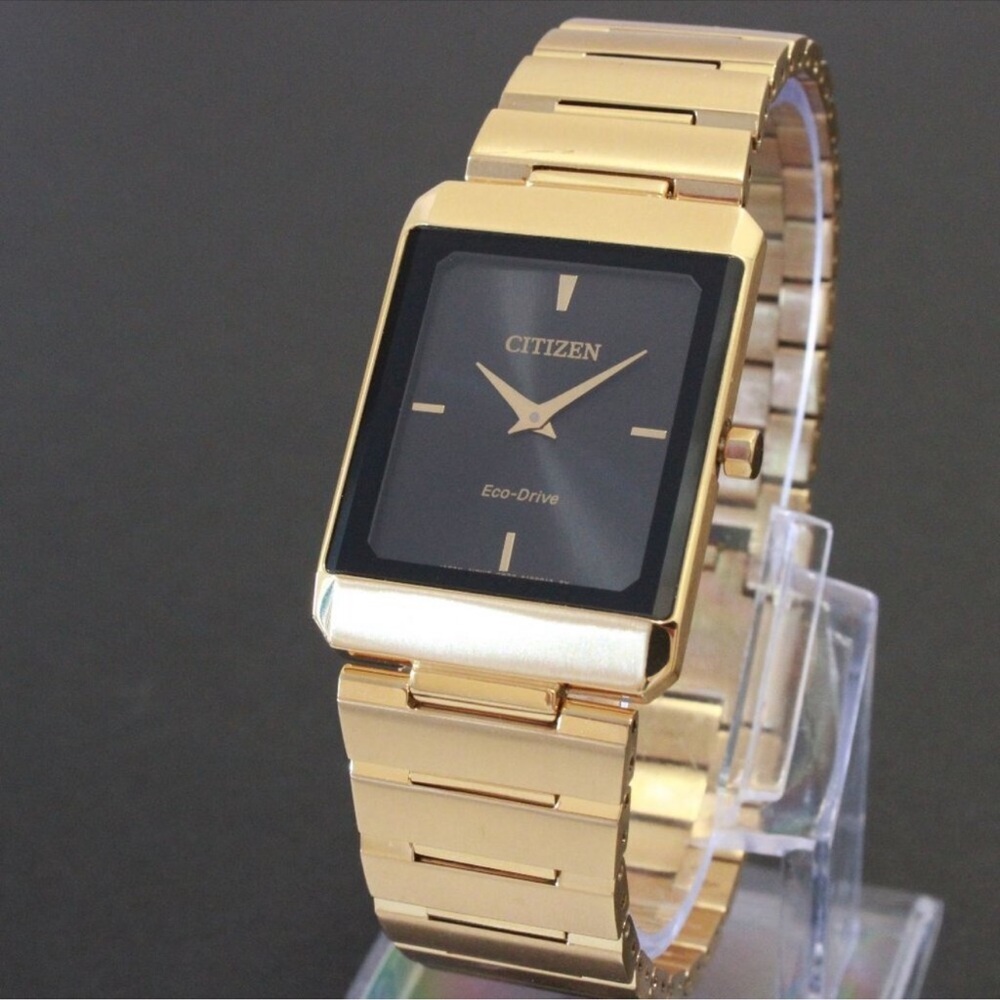 ❤️NIB—Citizen Women's Gold and Black Eco-Drive Watch🥰❤️☺️❤️❤️❤️❤️❤️NIB❤️😎😎😎😎😎